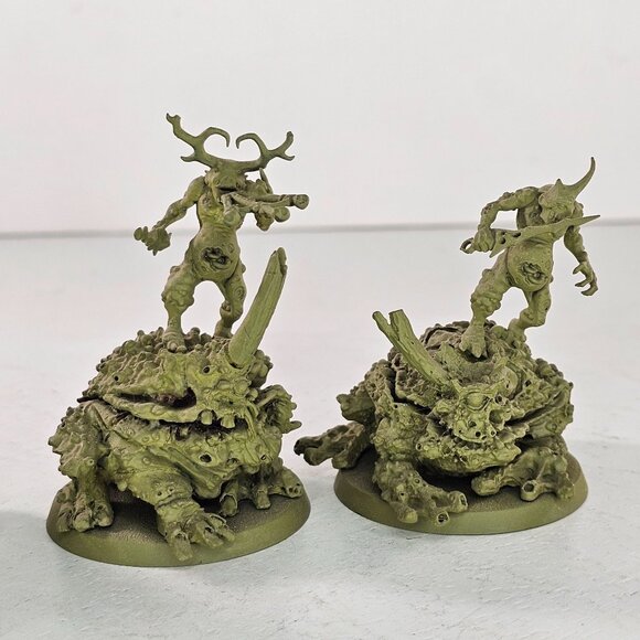 Warhammer 40k Forgeworld Daemon Plague Toads of Nurgle Pox Riders - Picture 4 of 13